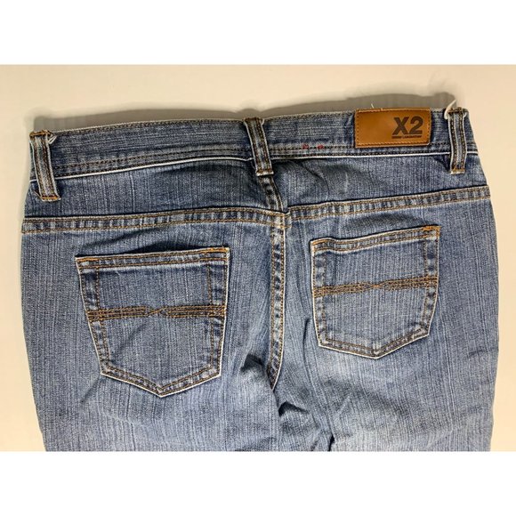X2 Denim Labratory Womens Size 10 Flare leg Jeans Light Wash - Picture 4 of 5